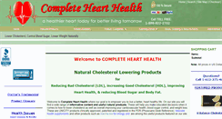 Desktop Screenshot of cholesterolloweringnaturally.com